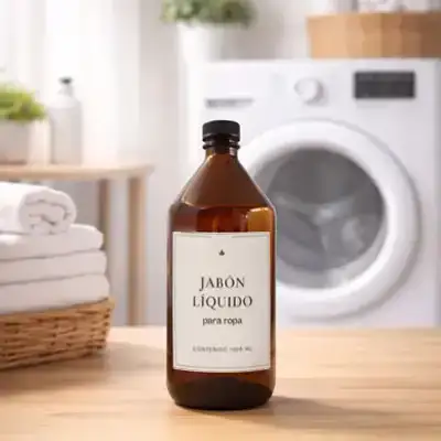 Botellón 1 Litro Vidrio Ambar