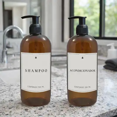 Combo 2 Dispensers Ducha Plástico 500 ml