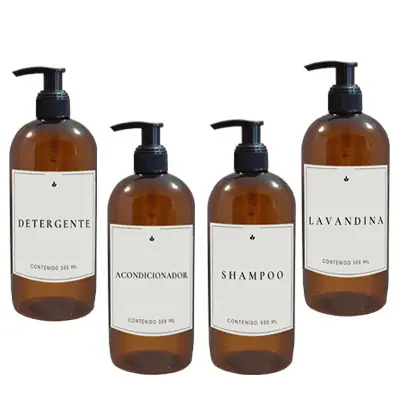 Combo x 4 Dispensers Plástico 500 ml