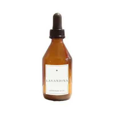 Gotero de vidrio Lavandina 60cc.
