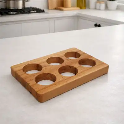 Huevera de Madera